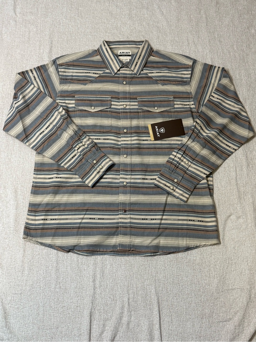 Ariat Retro Fit XL Western Pearl Snap Shirt Southwestern Cowboy Ranch NWT